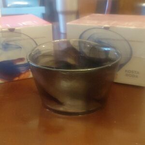 Kosta BODA MINE BLACK BOWLS